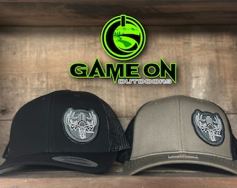 Game On Zia bull elk snapback hat.