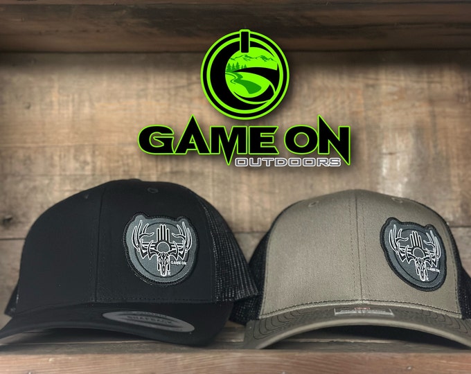 Game On Zia bull elk snapback hat.