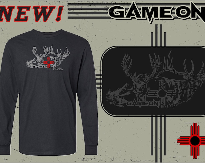 In The Rut- buck & bull Game On long sleeve shirt