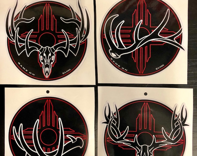 Nightfall- New Mexico Bull or Buck GAME ON 6" decal