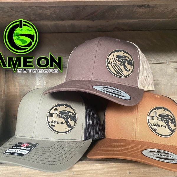 Game On Mountain Lion skull design (snap back hat)