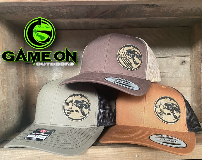 Game On Mountain Lion skull design (snap back hat)