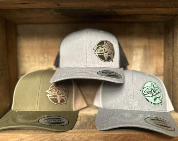 Game On Zia Trout hat (snap back hat) multiple color options