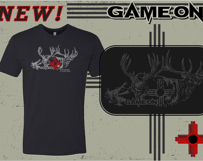 In The Rut- buck & bull Game On t-shirt