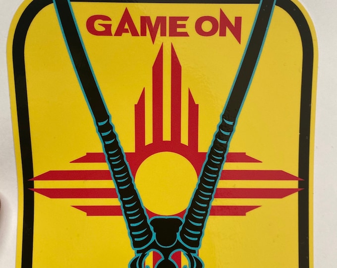 New Mexico Oryx GAME ON decal- large