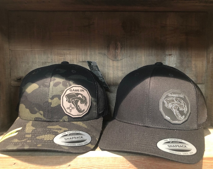 Game On Mountain Lion skull design (snap back hat)