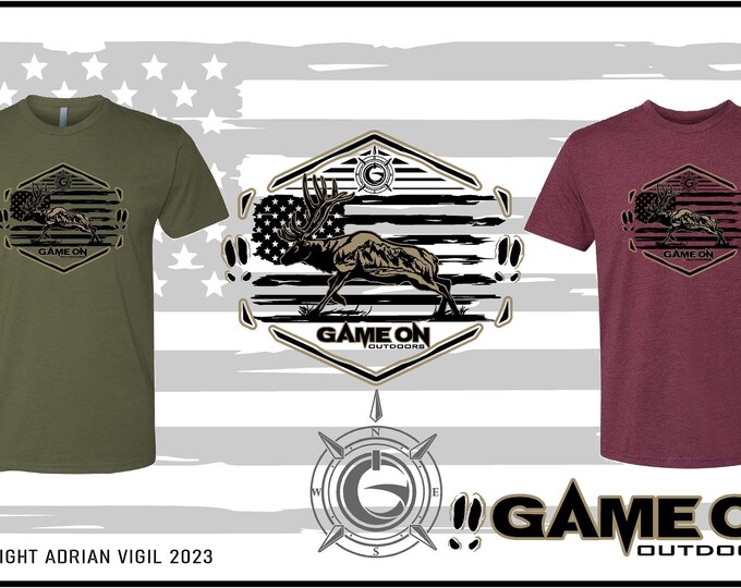 Freedom bull GAME ON shirt