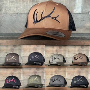 MULTIPLE COLOR CHOICES- Game On bull elk shed  (snap back)