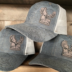 IDAHO Game On TOPO   (snap back hat) choose you color and design