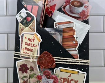 Blind Date mit Buch - Buchliebhaber Geschenke - Geschenk für Buchliebhaber - Personalisiertes Buch - Würziges Buch - Würziges Buch - Romanze Sci Fi Fantasy - Booktok-Horror