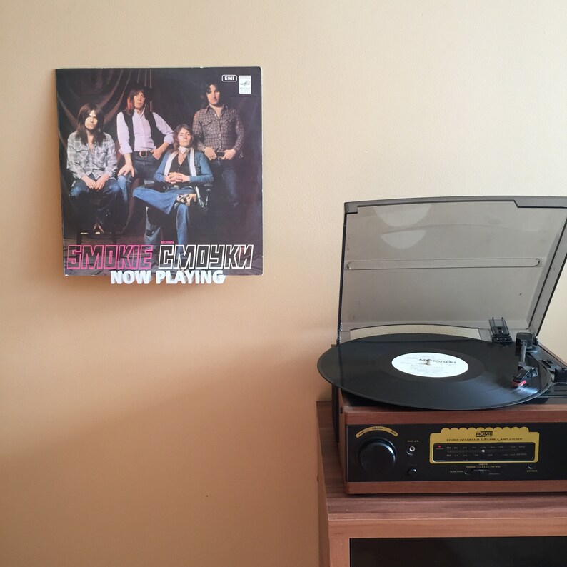 Now Playing Vinyl Record Shelf Wall Etsy