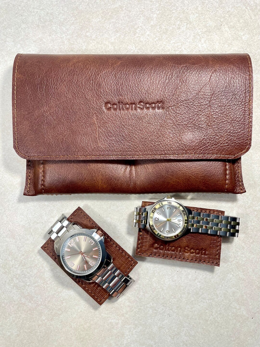 Leather Watch Travel Case Watch Travel Case Personalized Etsy Australia