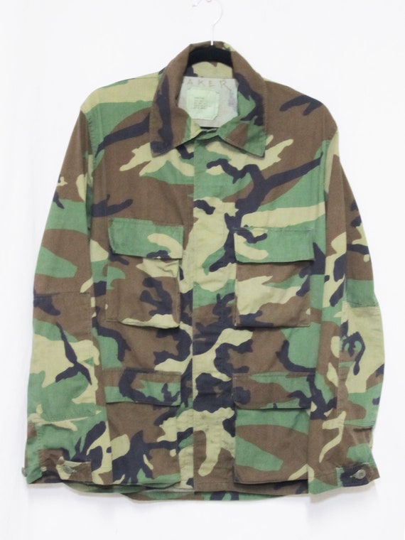 Vintage Army Military Camouflage Jacket - image 2