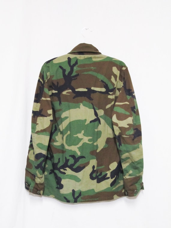 Vintage Army Military Camouflage Jacket - image 3