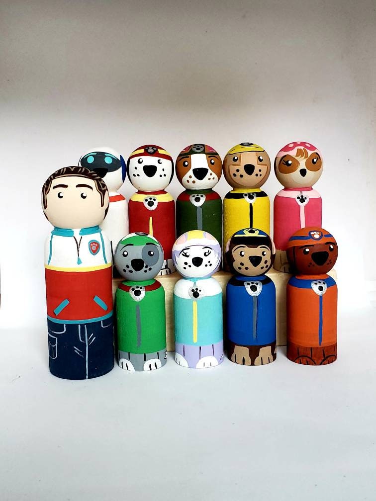 Paw patrol peg dolls sales