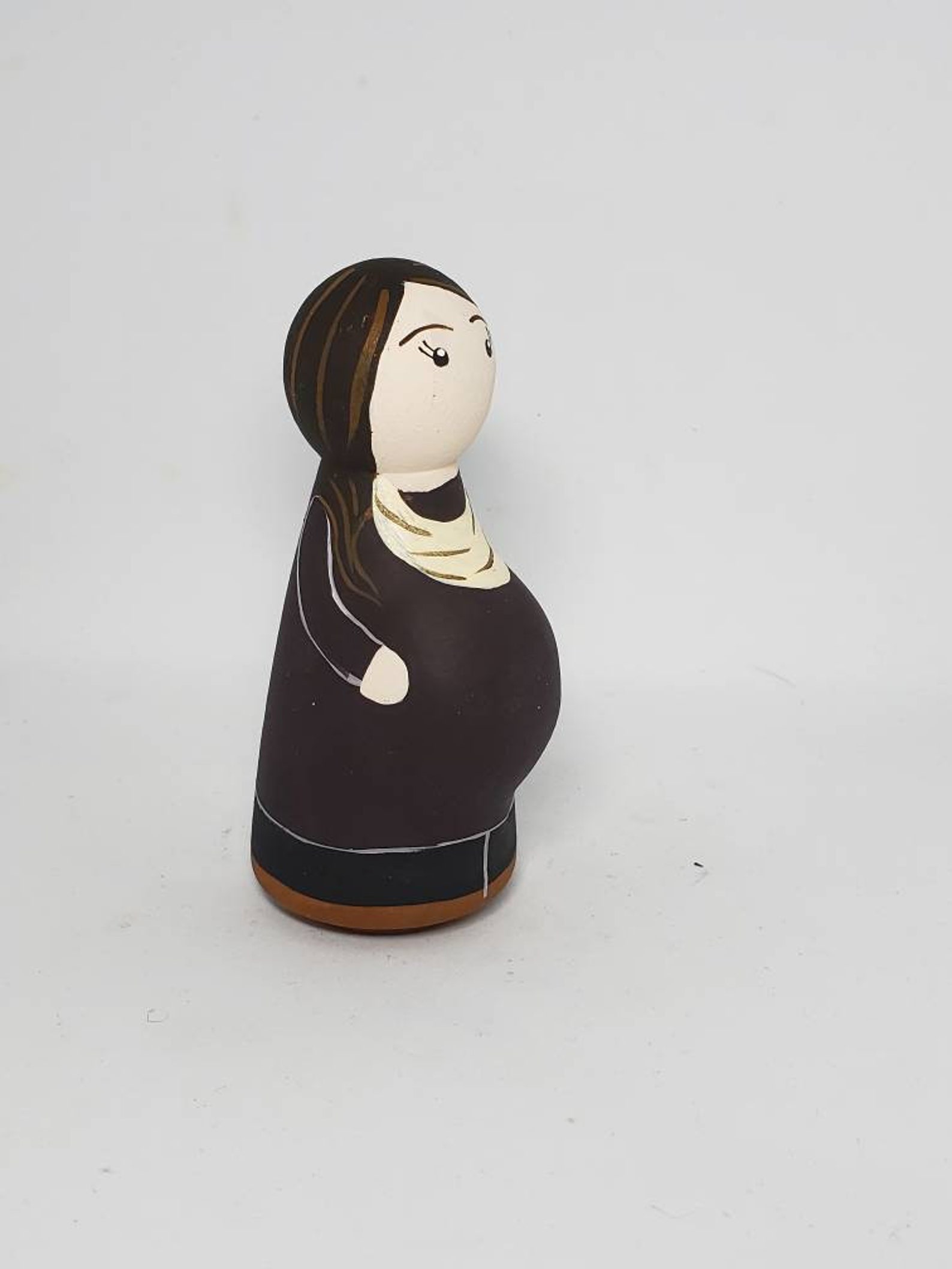 Pregnancy Announcement Peg Doll Personalized Pregnant Peg Etsy