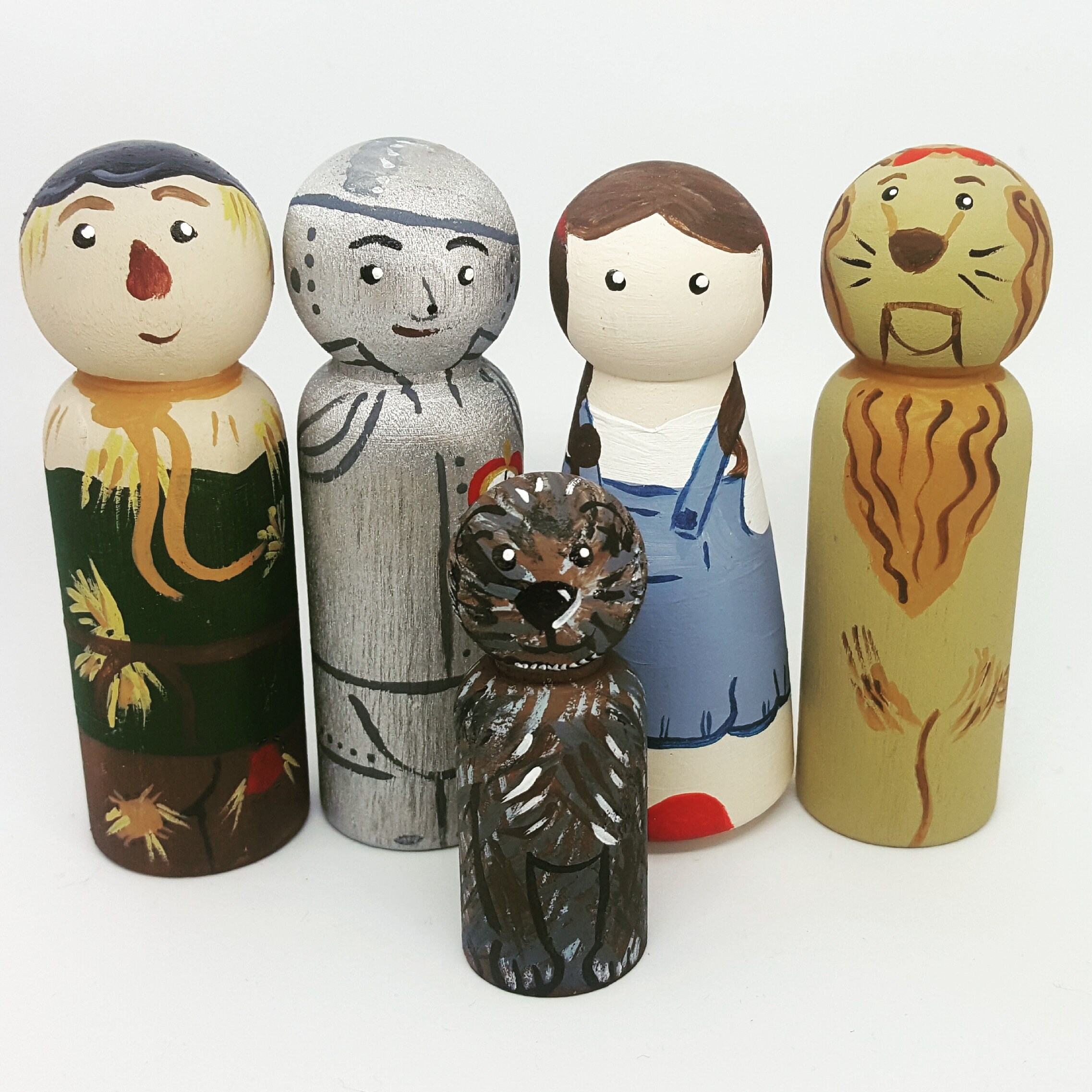 Wizard of oz peg dolls discount
