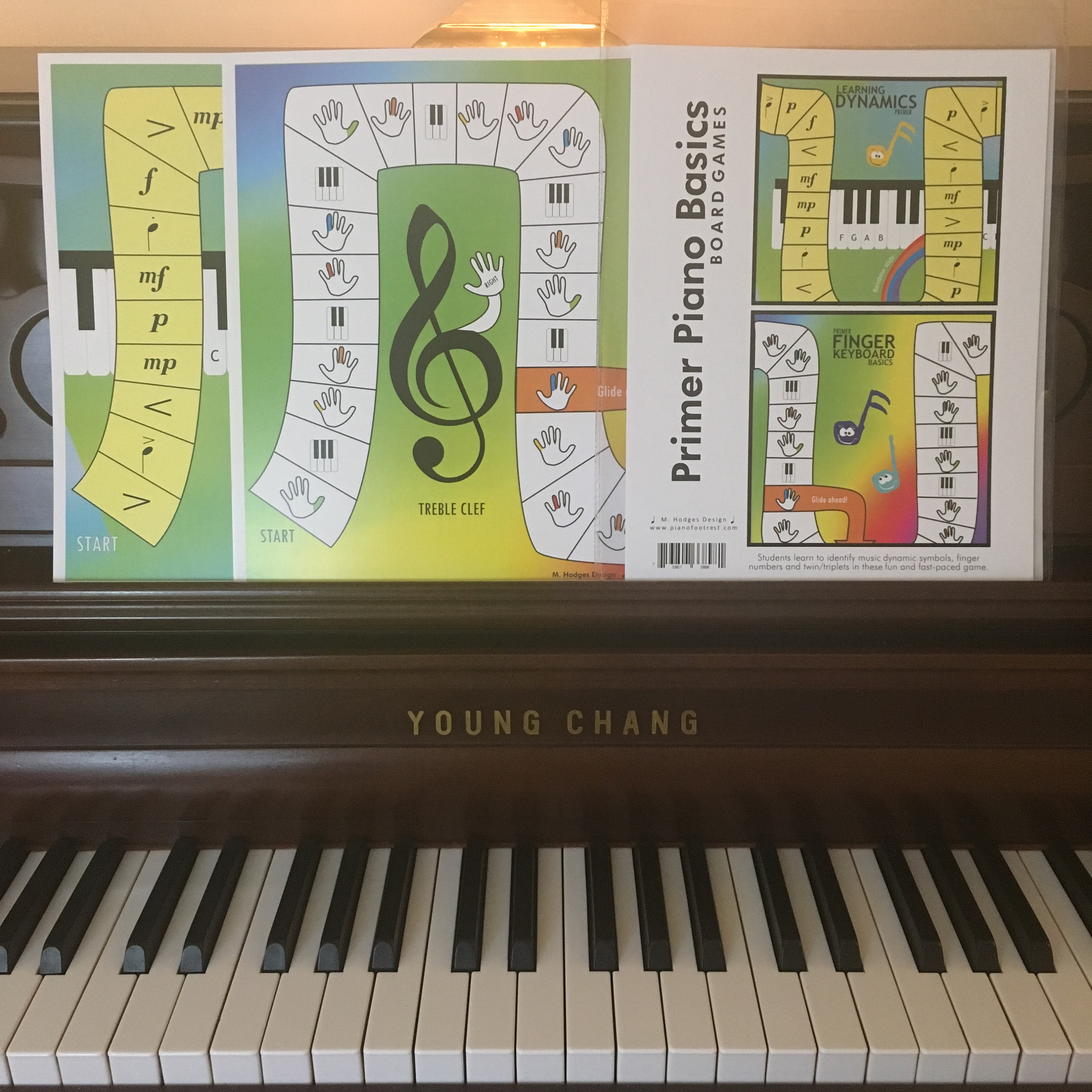 A Finger Number Board Game For Primer Piano Students