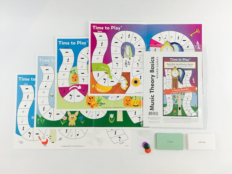 Music Theory Boardgame 4-pack: Fun Games for | Etsy