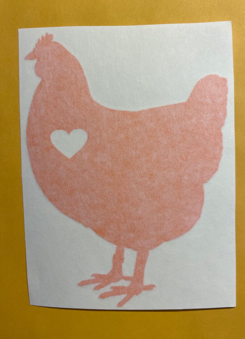 Chicken Window Sticker Chicken Vinyl Decal Chicken Car Truck Window Decal Sticker - Etsy