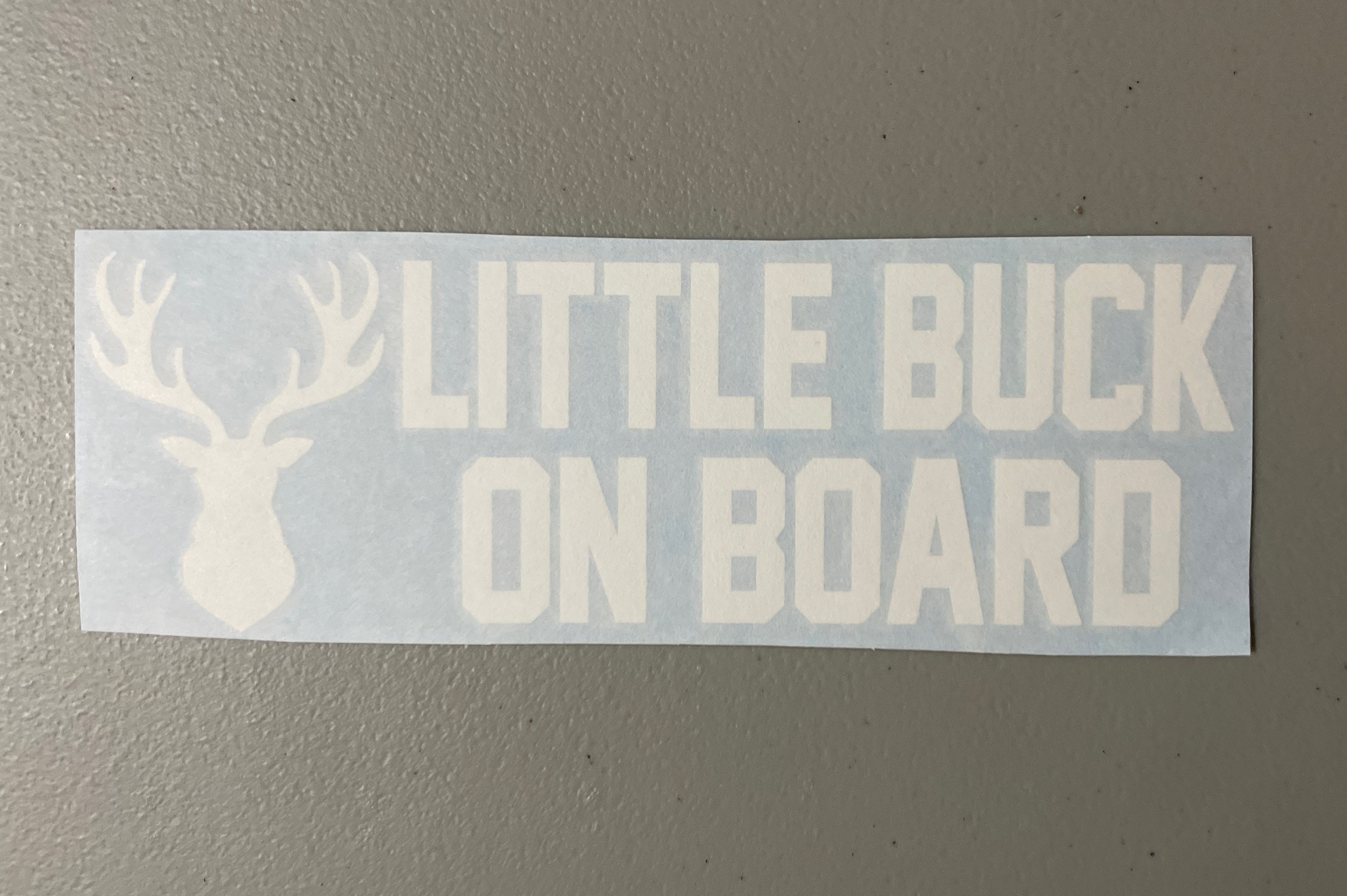 Little Buck on Board Bumper Sticker | Little Buck Vinyl