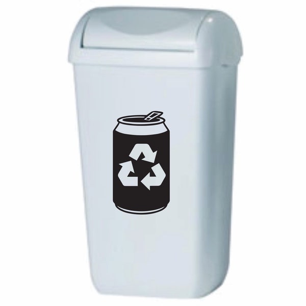 Recycle symboolsticker | Kan Recycle symbool sticker fles | Recycle-sticker | Recycling symbool vinyl sticker | Recycling Bin sticker sticker |