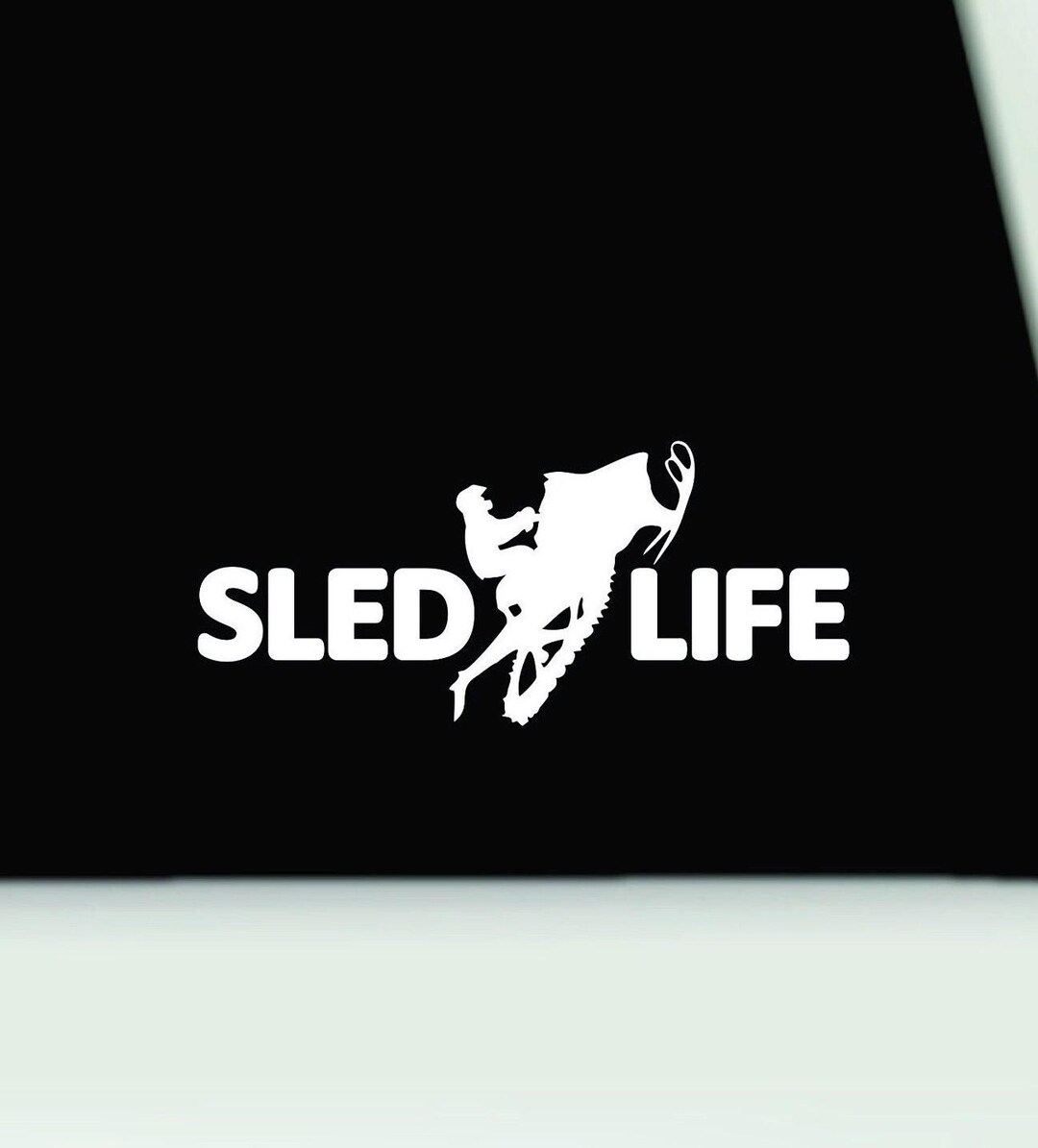 Sled Life Vinyl Decal | Sled Life Bumper Sticker | Snowmobile Vinyl ...