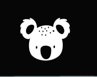 Koala vinyl decal | Koala car truck window decal sticker | Koala laptop sticker | Koala bumper sticker