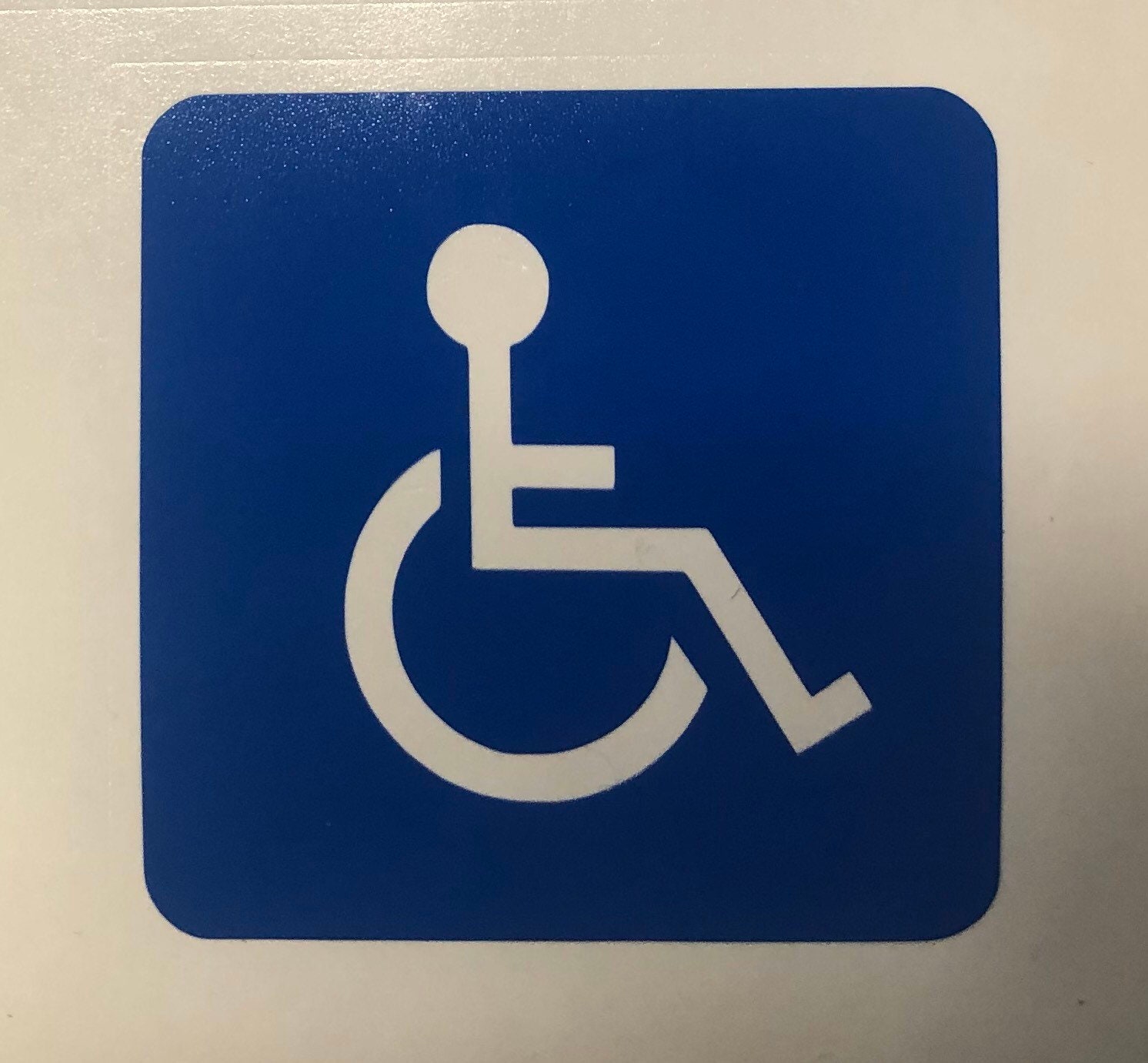 Wheelchair Vinyl Decal Wheelchair Bumper Sticker Etsy