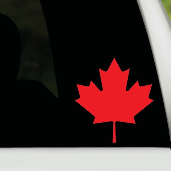 Maple Leaf vinyl decal | Canada maple leaf vinyl window decal | Canada truck car vinyl decal sticker | Canada Maple Leaf sticker