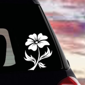 花のバンパーステッカー | 花のビニールデカール | 花のウィンドウステッカー | 花の車のトラックの窓用デカール | 花の車のデカール
