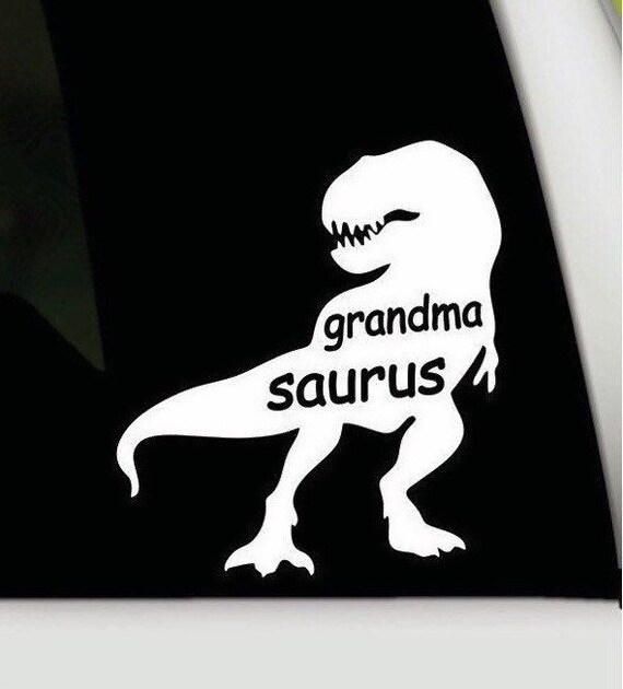 Mamasaurus car sale decal
