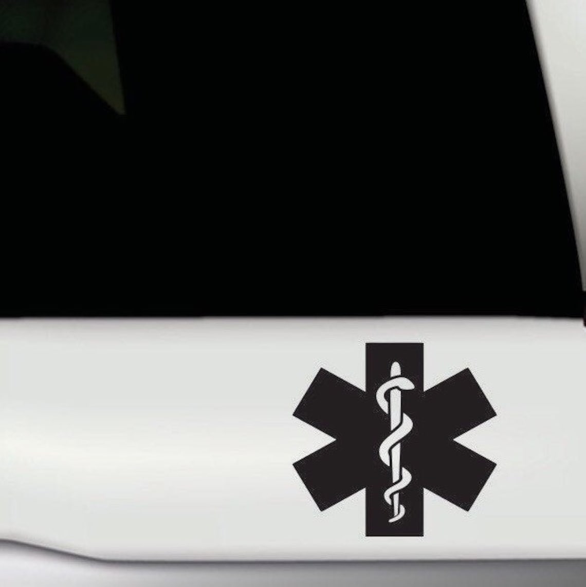 Medical Alert Bumper Sticker Medical Symbol Car Decal Etsy