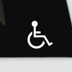 Wheelchair Vinyl Decal | Wheelchair Bumper Sticker | Accessibility Vinyl Decal | Wheelchair car truck vinyl decal sticker | Wheelchair icon