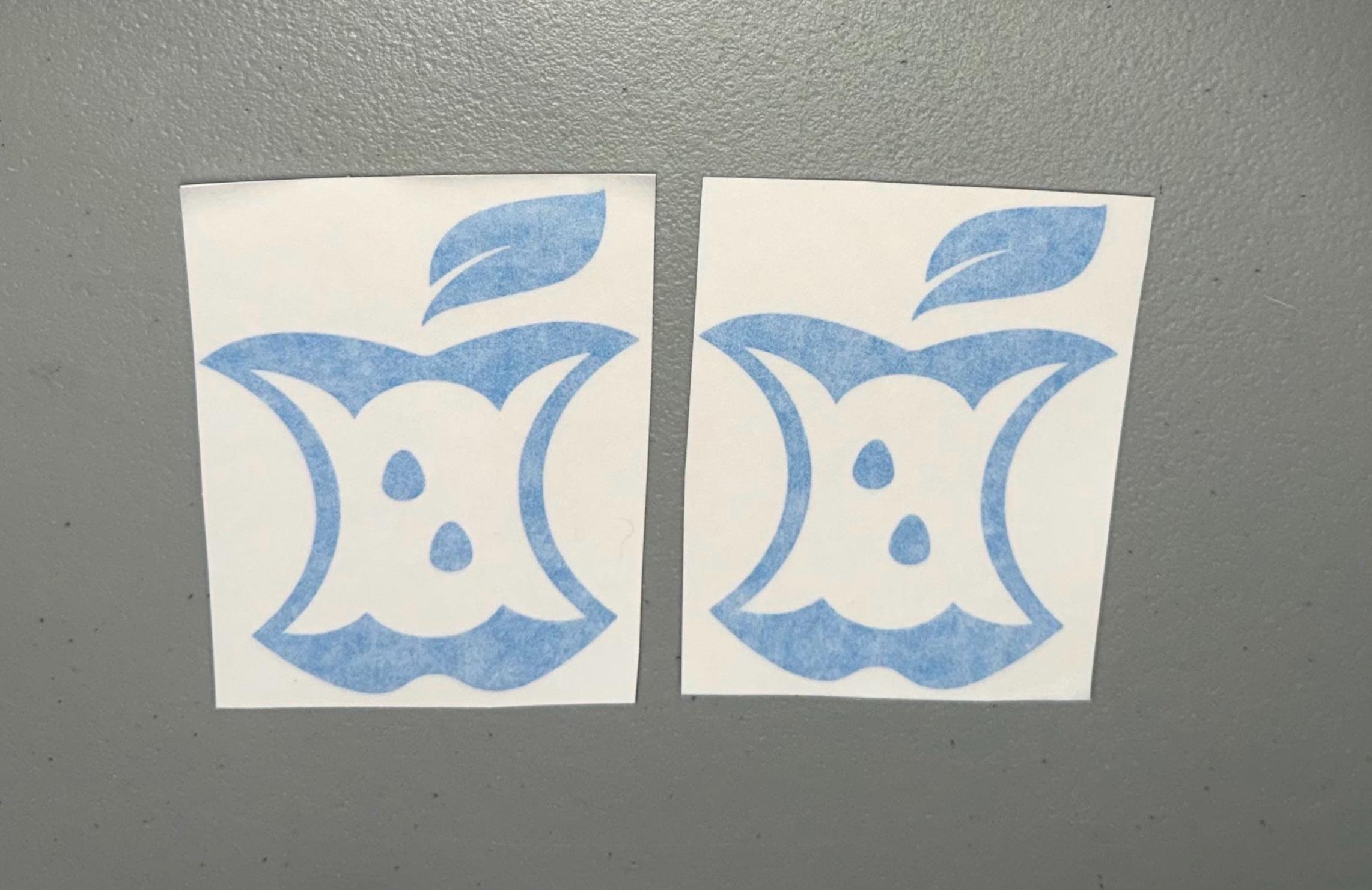 Compost Bin Waterproof Decal | Apple Core Icon Sticker | Composting ...
