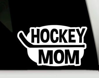 Hockey Mom Car Decal | Hockey Mom Vinyl Sticker | Hockey Mom Bumper Sticker | Hockey Mom | Hockey Mom Car Sticker | Hockey Vinyl Decal