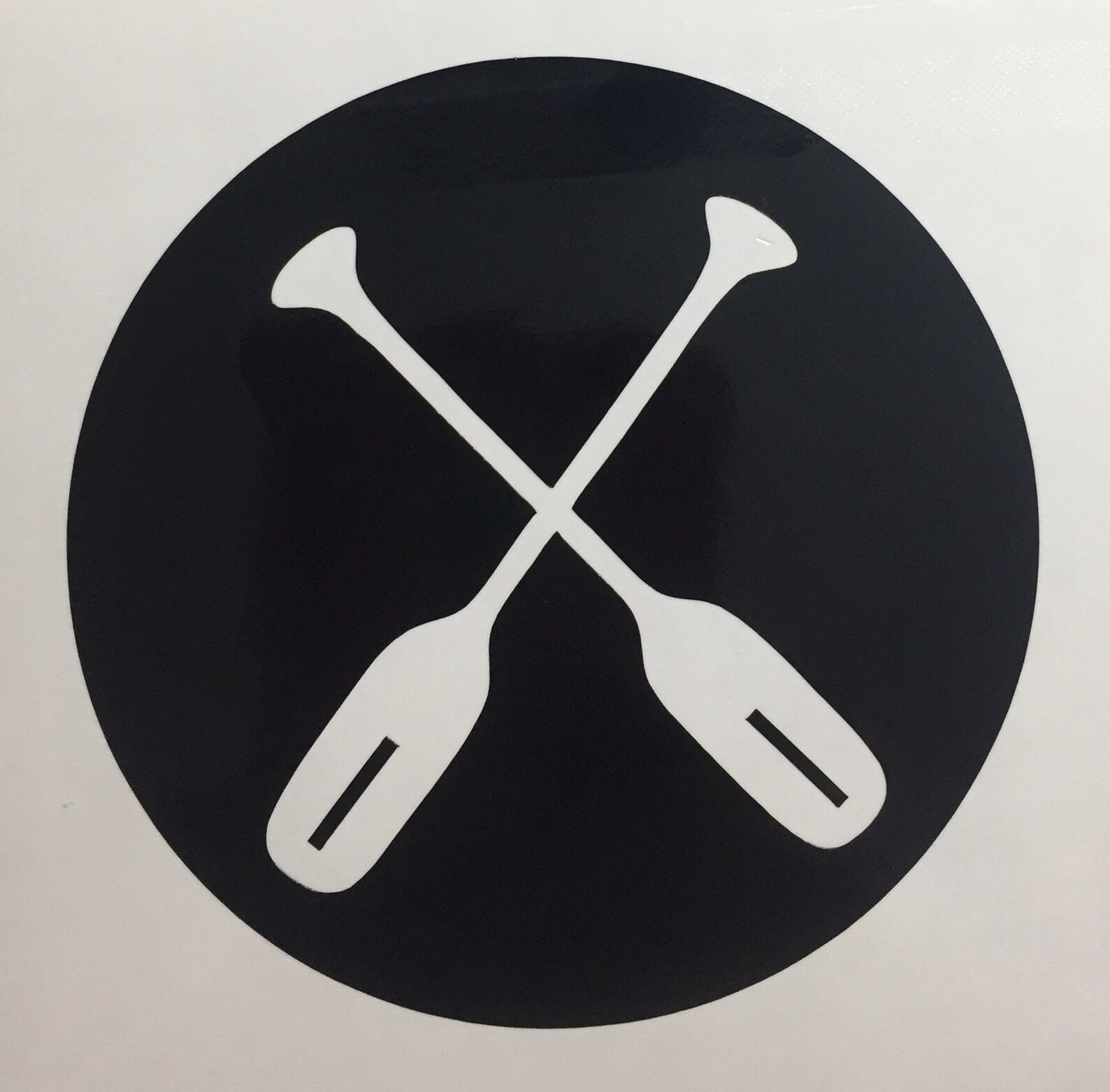 Paddles Vinyl Decal Canoe Paddles Bumper Sticker Canoe Etsy