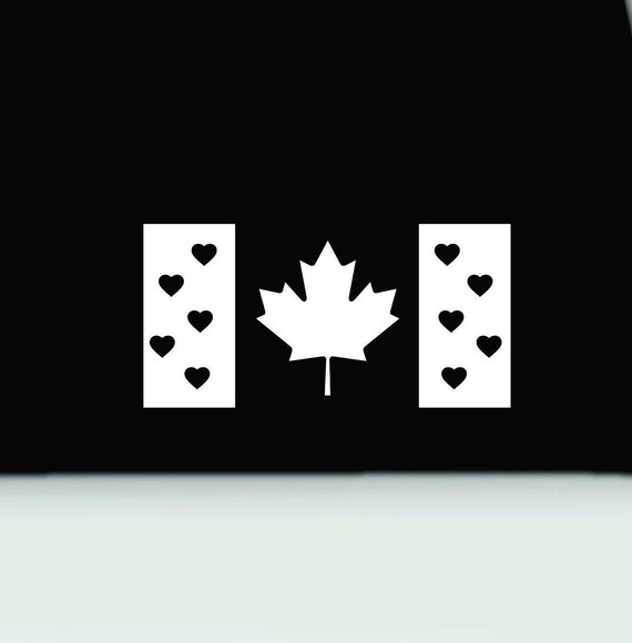 Adesivo In Vinile Con Bandiera Canadese Canadese A Foglia D'acero - Foto 12