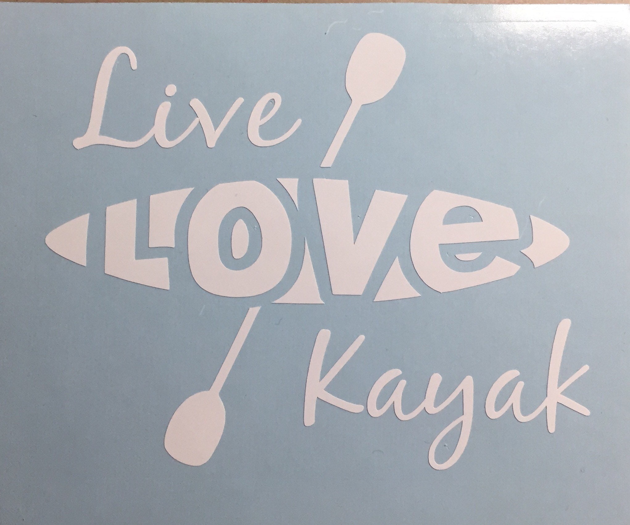 Kayak Bumper Sticker Kayak Car Sticker Kayak Sticker Etsy