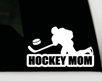 Hockey Mom Car Decal | Hockey Mom Vinyl Sticker | Hockey Mom Bumper Sticker | Hockey Mom | Hockey Mom Car Sticker | Hockey Vinyl Decal