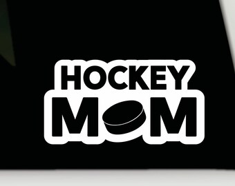Hockey Mom Car Sticker | Hockey Mom Sticker | Hockey Mom Bumper Sticker | Hockey Mom | Hockey Mom Vinyl Decal | Laptop Sticker
