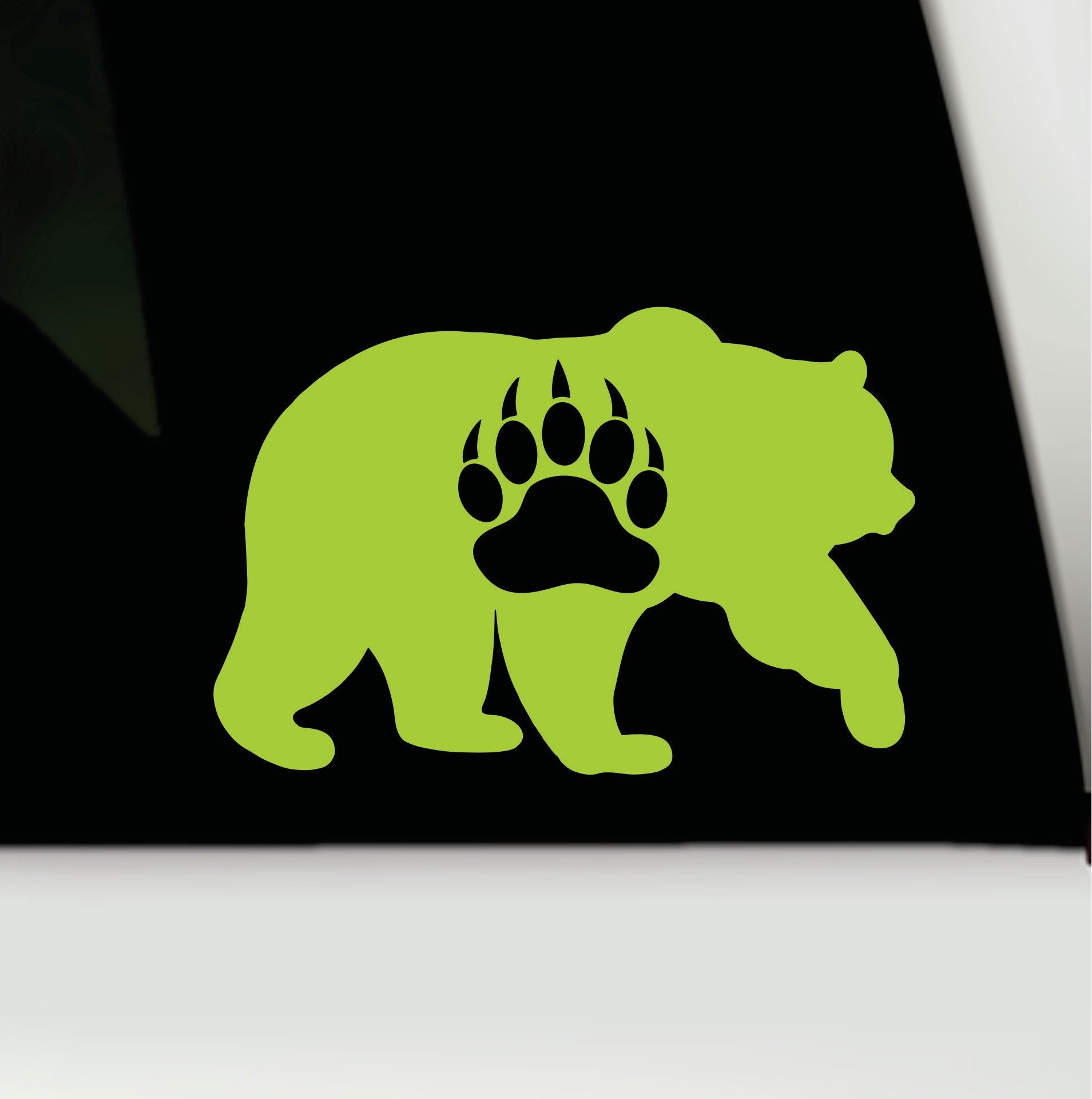 Bear Bumper Sticker | Bear Vinyl Decal | Bear Claw Vinyl Sticker | Bear ...