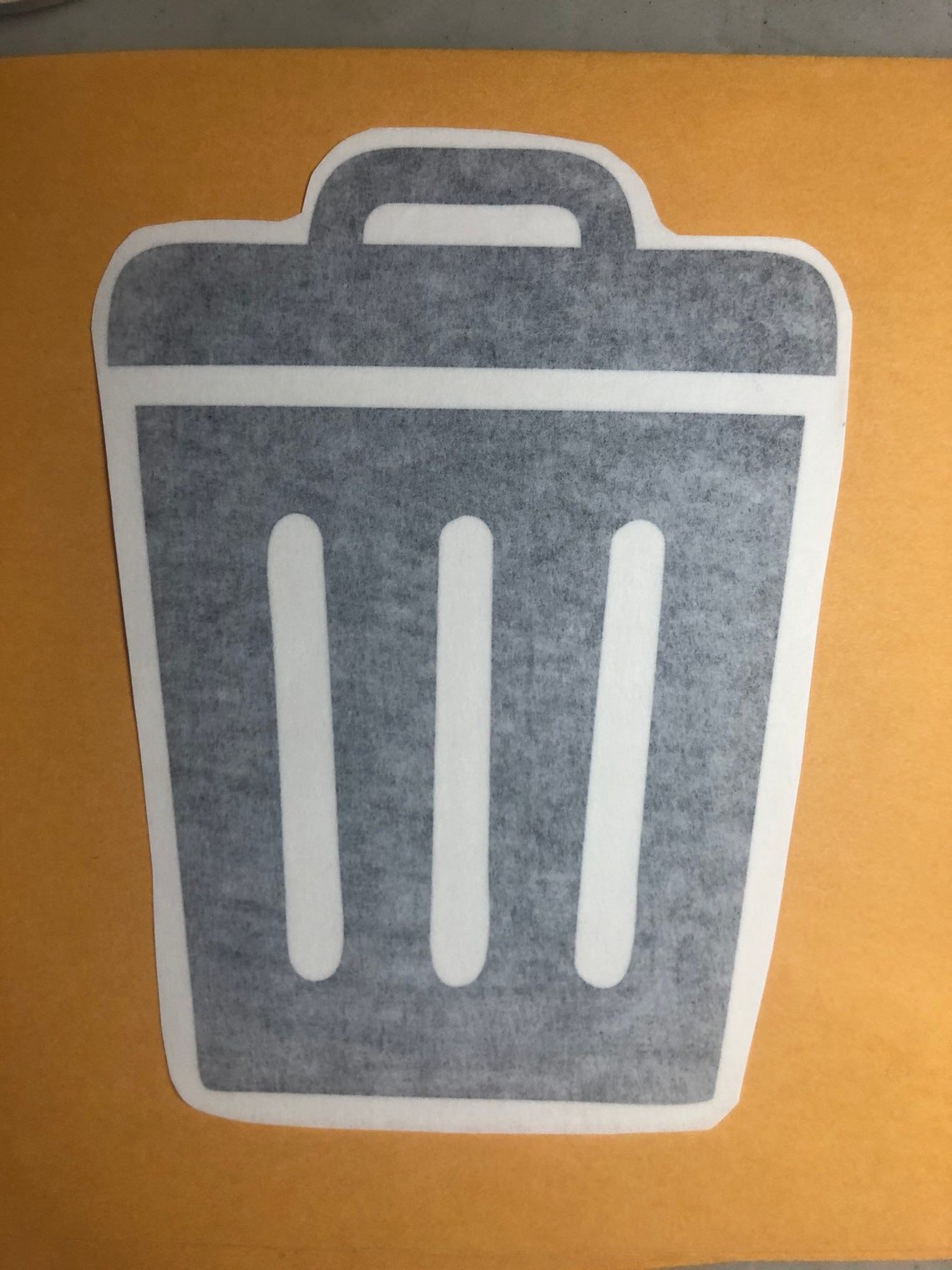 Trash Can Vinyl Decal Garbage Can Vinyl Sticker Trash Can Etsy