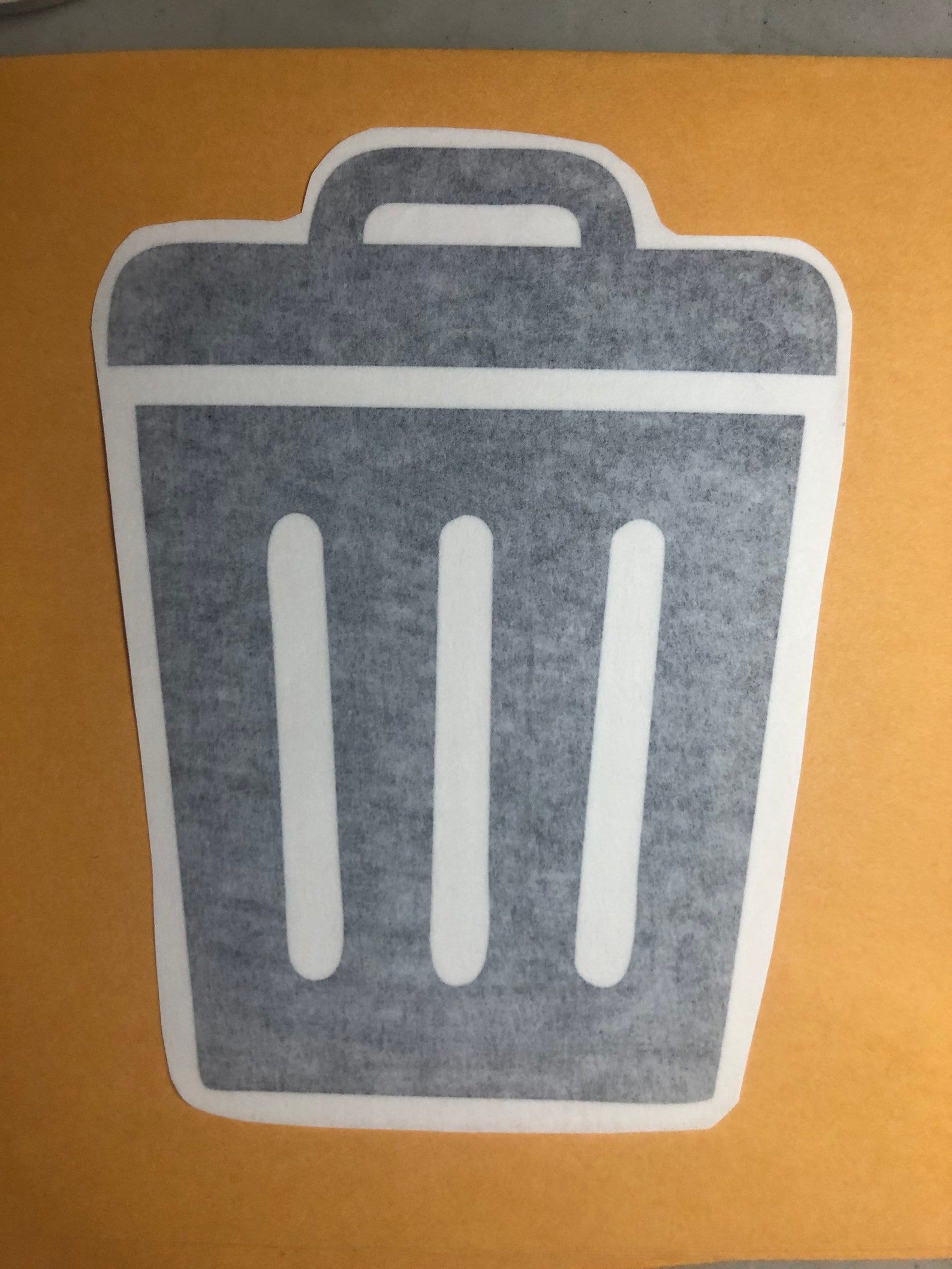 Trash Can Vinyl Decal Garbage Can Vinyl Sticker Trash Can Etsy