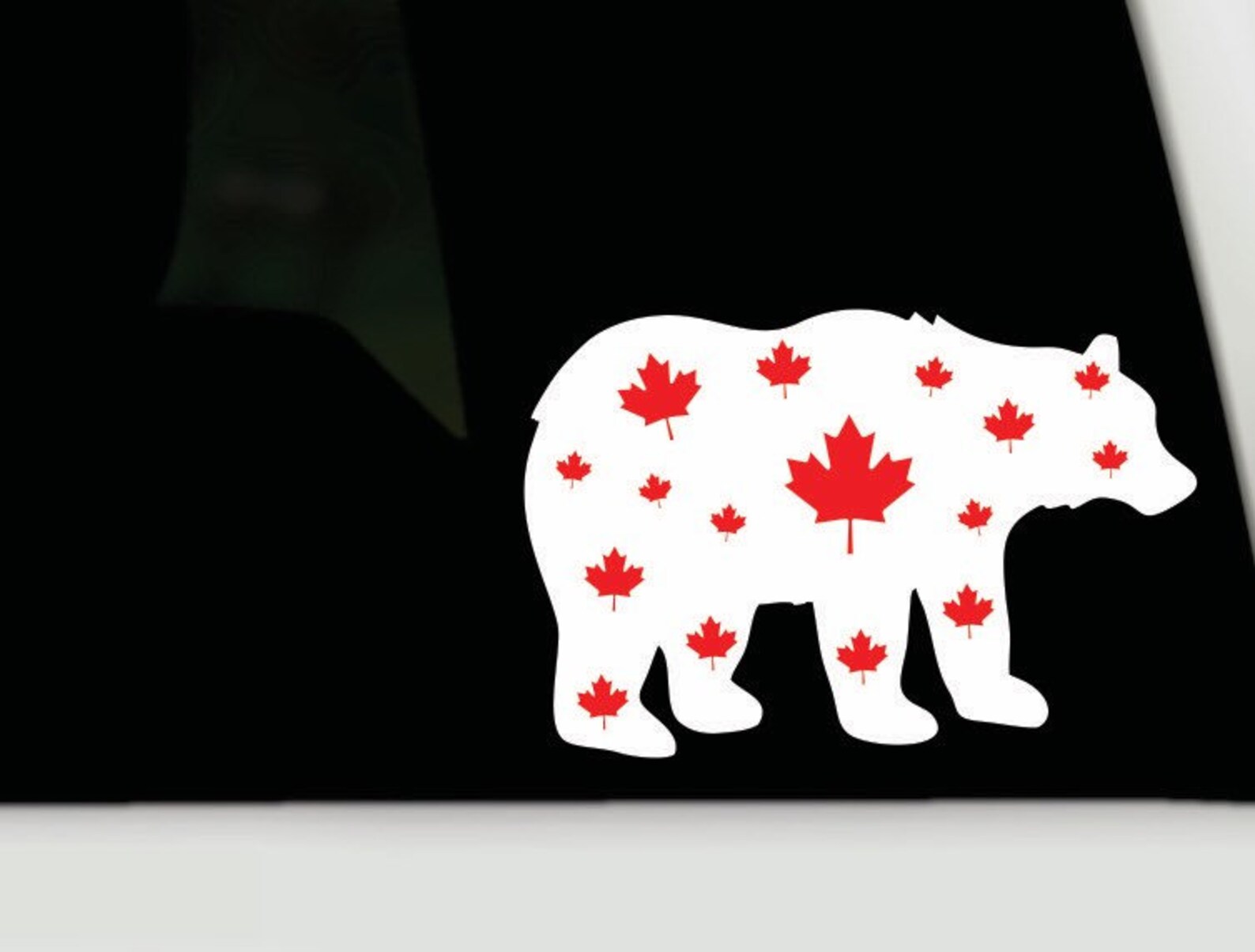 Kanada Vinyl Sticker Bär Kanada Sticker Bär AhornBlatt Etsy
