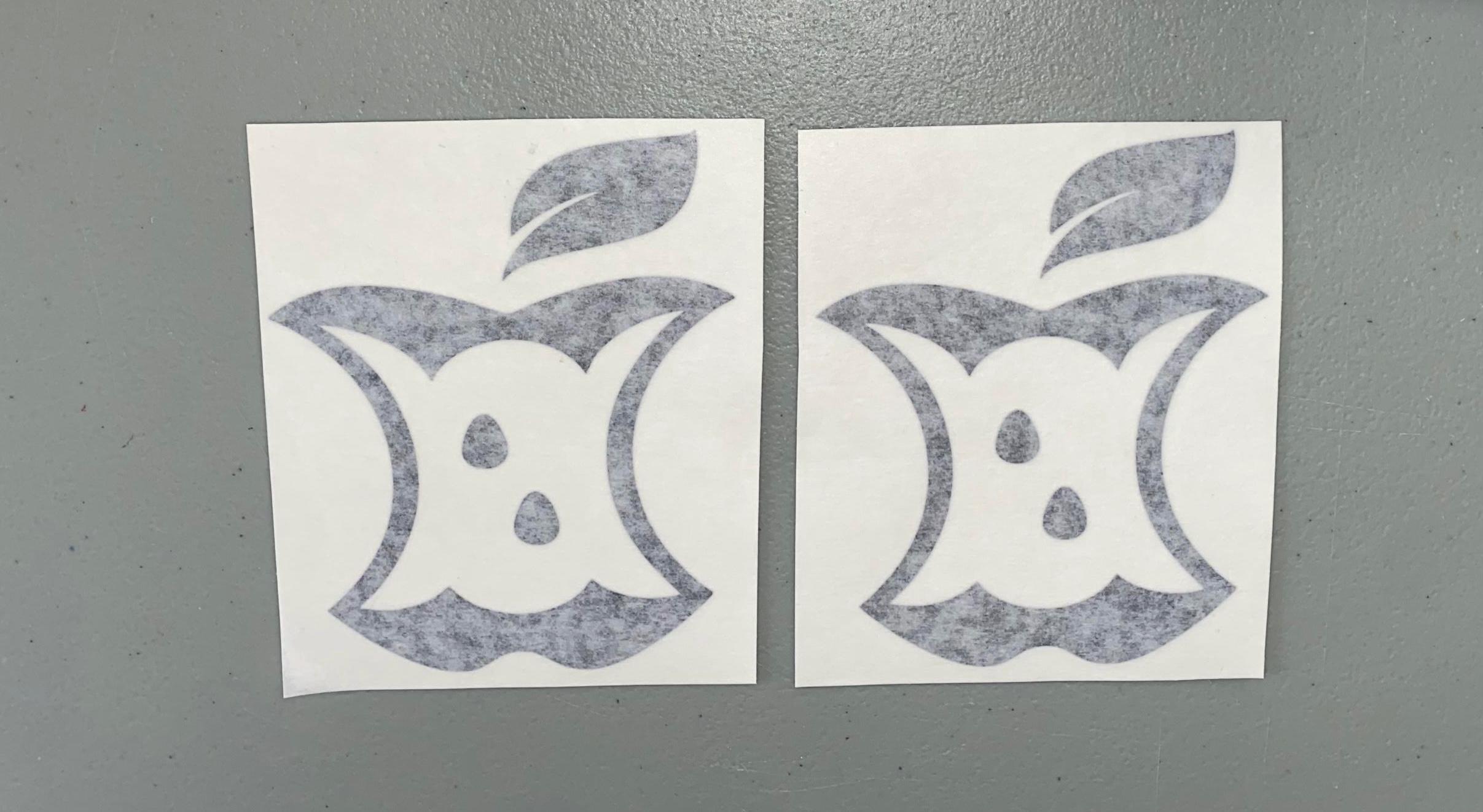 Compost Bin Waterproof Decal | Apple Core Icon Sticker | Composting ...