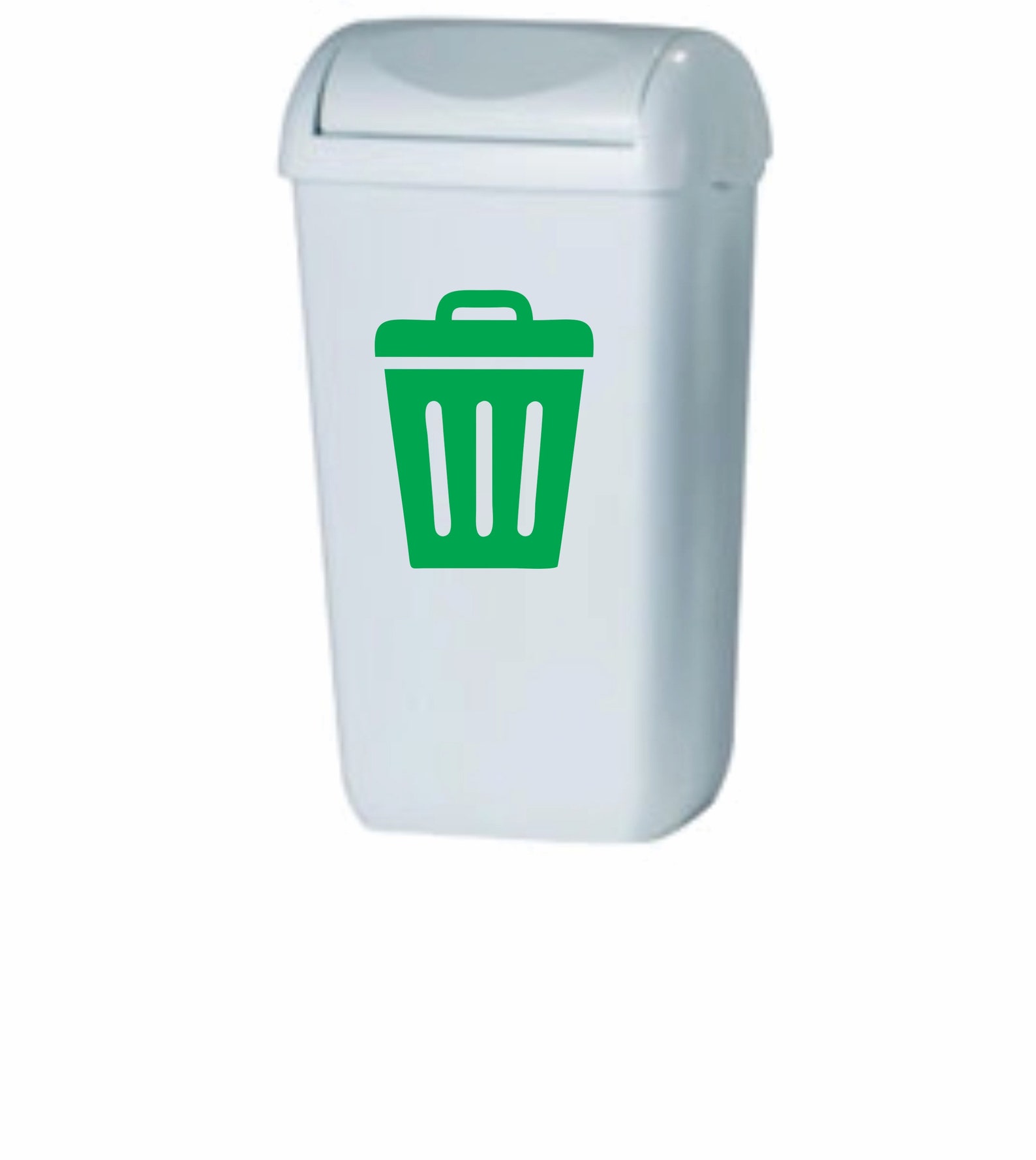 Trash Can Vinyl Decal Garbage Can Vinyl Sticker Trash Can Etsy