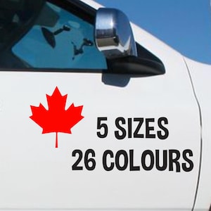 メープルリーフ ビニールデカール | カナダ メープルリーフ ビニール ウィンドウデカール | カナダ トラック カー ビニールデカールステッカー | カナダ メープルリーフ ステッカー