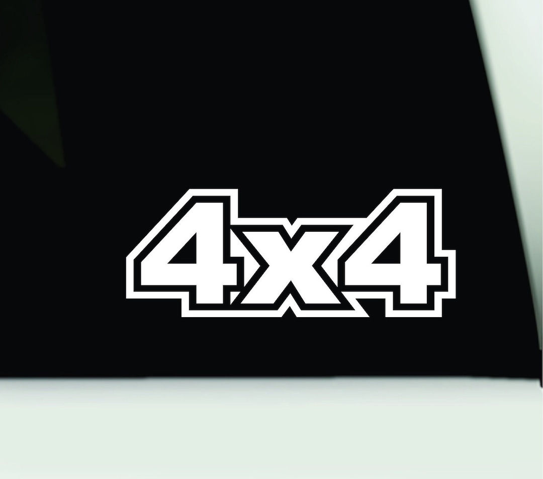 4x4 Truck Sticker | 4x4 Vehicle Sticker | 4x4 Vinyl Truck Decal | 4x4 ...