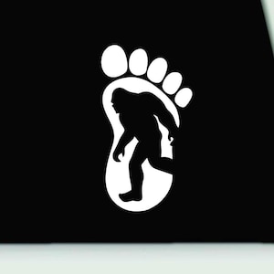 Bigfoot bumper sticker | bigfoot car truck decal | yeti vinyl decal | sasquatch car sticker | bigfoot laptop sticker | bigfoot window decal